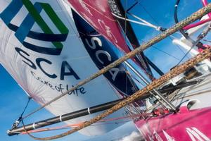 Onboard Team SCA - Leg 7 to Lisbon - Volvo Ocean Race photo copyright Anna-Lena Elled/Team SCA taken at  and featuring the  class