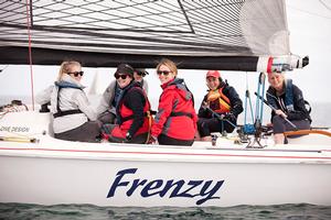 Crew of Frenzy BLiSS 2015 - Brighton Ladies Skippers Series photo copyright  Steb Fisher taken at  and featuring the  class