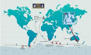 2018 Golden Globe Race Chart photo copyright Barry Pickthall taken at  and featuring the  class