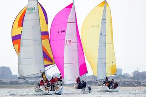 Light air downwind BLiSS 2015 - Brighton Ladies Skippers Series photo copyright  Steb Fisher taken at  and featuring the  class