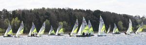 Northampton upwind - RS Feva National Championships photo copyright Peter Newton taken at  and featuring the  class