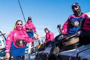 Leg 7 to Lisbon onboard Team SCA. Day 2 photo copyright Anna-Lena Elled/Team SCA taken at  and featuring the  class