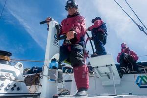 Leg 7 to Lisbon onboard Team SCA. Day 4. Abby Ehler - Volvo Ocean Race 2015 photo copyright Anna-Lena Elled/Team SCA taken at  and featuring the  class