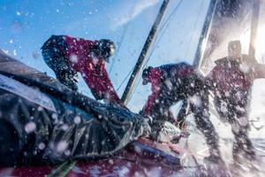 Leg 7 to Lisbon onboard Team SCA. Day 4. - Volvo Ocean Race 2015 photo copyright Anna-Lena Elled/Team SCA taken at  and featuring the  class