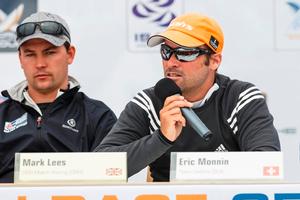 Left to right: Mark Lees (GBR) and Eric Monnin (SUI) - 2015 World Match Racing Tour photo copyright Martinez Studio / MRG taken at  and featuring the  class