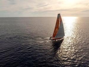 More great drone footage from Sam Greenfield as Dongfeng head for the Gulf Stream in first place - Leg 6, Day 17 – Volvo Ocean Race photo copyright Sam Greenfield/Dongfeng Race Team/Volvo Ocean Race taken at  and featuring the  class