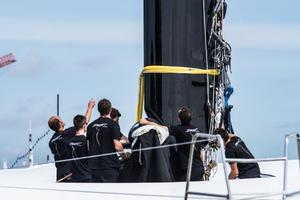Maxi-trimaran Spindrift 2 - Jules Verne Trophy 2015 photo copyright  Eloi Stichelbaut/Spindrift Racing http://www.spindrift-racing.com/ taken at  and featuring the  class