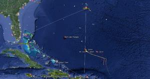 Bermuda Triangle - Volvo Ocean Race 2015 photo copyright Google Earth taken at  and featuring the  class