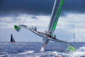 Mod 70 phaedo 3 - Les Voiles de St. Barth 2015 photo copyright Christophe Jouany / Les Voiles de St. Barth http://www.lesvoilesdesaintbarth.com/ taken at  and featuring the  class