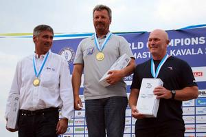 Grand Masters top 3 - 2015 Finn World Masters photo copyright  Robert Deaves taken at  and featuring the  class