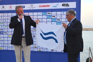 warm welcome in Kavala - 2015 Finn World Masters photo copyright 2015 International Finn Association taken at  and featuring the  class