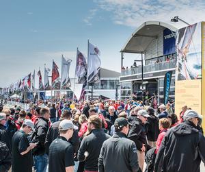 More than 130,000 people visited Volvo Ocean Race Village Newport photo copyright  Marc Bow / Volvo Ocean Race taken at  and featuring the  class