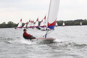 Jack Berry wins the 4.2 fleet in the Topper Inlands at Grafham - Topper Inland Championship and National Series photo copyright Peter Newton taken at  and featuring the  class