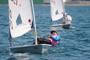 Paolo Mavrincic wins the cup - Laser Radial Europa Cup Slovenia photo copyright Sarita Crnac taken at  and featuring the  class
