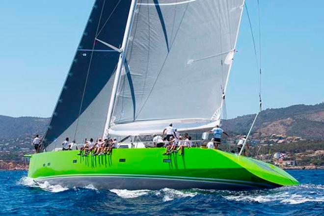 The well powered 33m Inouï claimed top slot in Class B. - Superyacht Cup 2015 © www.clairematches.com