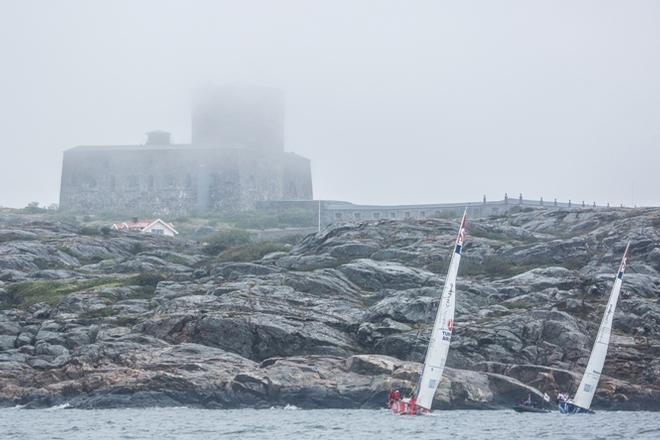 Tricky conditions on the first day of qualifying - 2015 Stena Match Cup Sweden ©  Robert Hajduk / WMRT