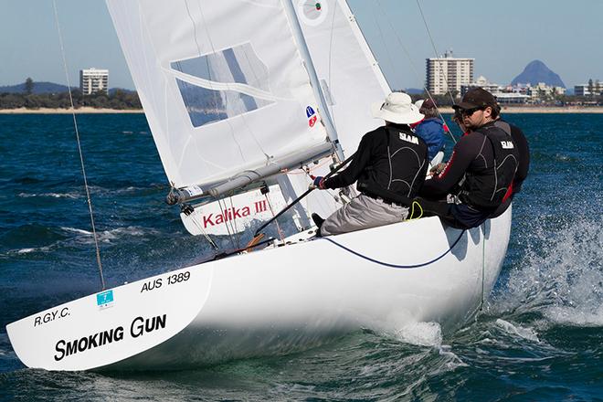 The Gunner family have escaped chilly Victoria of some sailing in the sun - Marinepool Etchells Australasian Winter Championship 2015 © Teri Dodds http://www.teridodds.com