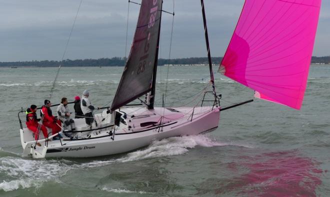 Fleet in action - 2015 Landsail Tyres J-Cup ©  Tim Wright / Photoaction.com http://www.photoaction.com