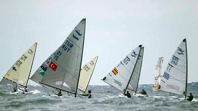 First day of racing in Weymouth - 2015 ISAF Sailing World Cup Weymouth ©  Robert Deaves