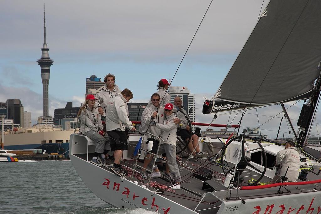 Anarchy 003 - Anarchy - YD37 by Bakewell-White Yacht Design with Doyle Sails - Waitemata Harbour June 2015 photo copyright Paul Stubbs/Doyle Sails NZ http://www.doylesails.co.nz taken at  and featuring the  class