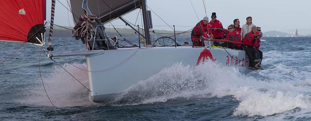 Anarchy 004 - Anarchy - YD37 by Bakewell-White Yacht Design with Doyle Sails - Waitemata Harbour June 2015 photo copyright Paul Stubbs/Doyle Sails NZ http://www.doylesails.co.nz taken at  and featuring the  class