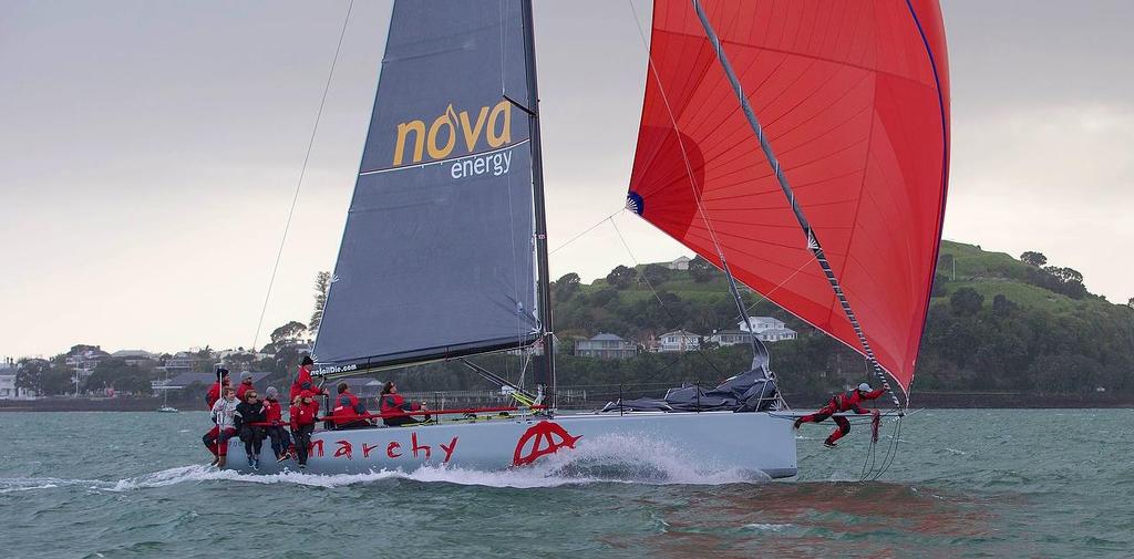 Anarchy 008 - Anarchy - YD37 by Bakewell-White Yacht Design with Doyle Sails - Waitemata Harbour June 2015 photo copyright Paul Stubbs/Doyle Sails NZ http://www.doylesails.co.nz taken at  and featuring the  class