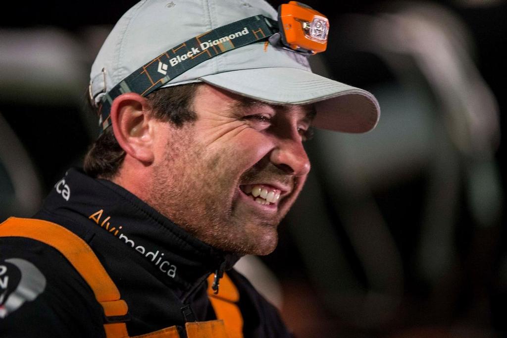 Skipper Charlie Enright - June 19, 2015. Arrivals to the Pitstop in The Hague during Leg 9 to Gothenburg; Team Alvimedica © Victor Fraile/Volvo Ocean Race http://www.volcooceanrace.com