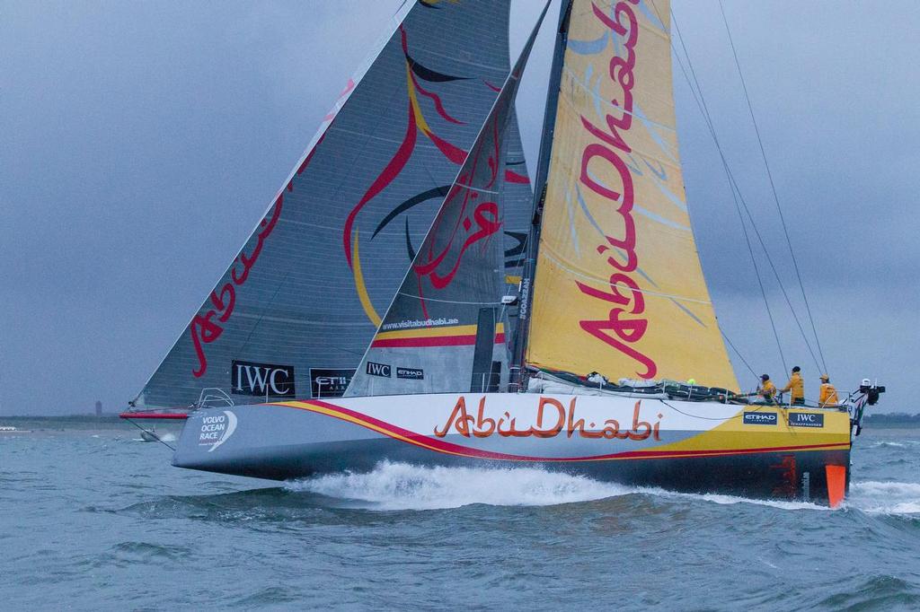 19th June 2015. The Hague, Netherlands. Volvo Ocean Race. Scheduled pit stop in The Hague during Leg 9, Lorient, France to Gothenburg, Sweden. ©  Ian Roman / Abu Dhabi Ocean Racing
