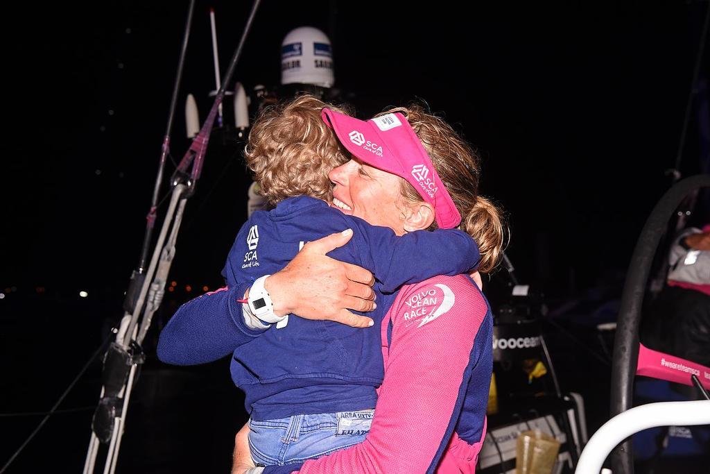 11 June 2015 Team SCA Volvo Ocean Race, Lorient.
Team SCA win leg 8 of the Volvo Ocean Race.
Photo Rick Tomlinson/Team SCA photo copyright Rick Tomlinson / Team SCA taken at  and featuring the  class