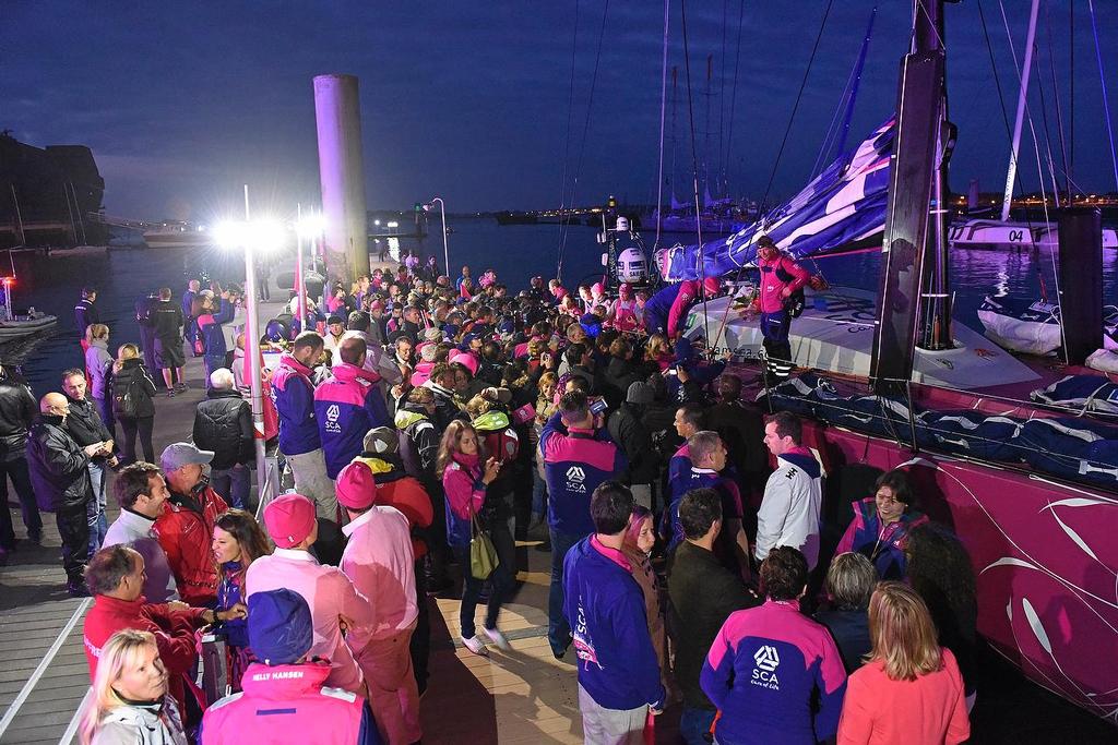 11 June 2015 Team SCA Volvo Ocean Race, Lorient.
Team SCA win leg 8 of the Volvo Ocean Race.
Photo Rick Tomlinson/Team SCA photo copyright Rick Tomlinson / Team SCA taken at  and featuring the  class