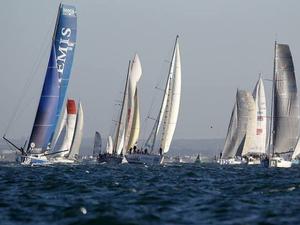 Amazing fleet in action - 2015 Round the Island Race photo copyright Paul Wyeth taken at  and featuring the  class