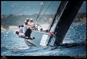 Team CEEREF blitzed race three - 2015 Audi RC44 Porto Cervo Cup photo copyright  Martinez Studio / RC44 Class taken at  and featuring the  class