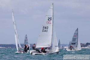 RS200 fleet in action - 2015 RS200 Southern Championships photo copyright David Harding taken at  and featuring the  class