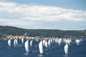 Hundreds of spinnakers give life to the Bay of Saint-Tropez photo copyright  Rolex/ Kurt Arrigo http://www.regattanews.com taken at  and featuring the  class