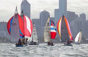 AWKR 2014 fleet downwind web photo copyright  Steb Fisher taken at  and featuring the  class