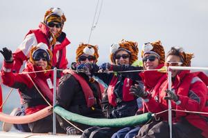 Tigris crew - 2015 Australian Women’s Keelboat Regatta photo copyright  Bruno Cocozza taken at  and featuring the  class