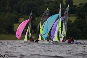 Downwind colour - 2015 RS Feva Crown Cup photo copyright PAYA-PHOTO.com taken at  and featuring the  class