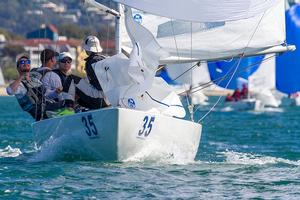 Etchellence (Grant Hudson) - Marinepool Etchells Australasian Winter Championship 2015 photo copyright Teri Dodds http://www.teridodds.com taken at  and featuring the  class