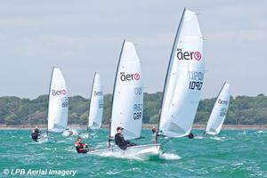 Exciting conditions and great racing over three fleets - 2015 RS Aeros UK Series photo copyright  LPB Aerial Imagery taken at  and featuring the  class
