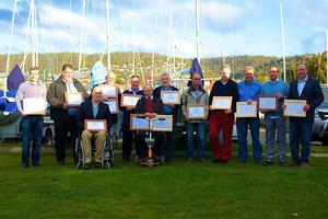 Yachting Tasmania award winners and inductees into the Yachting Hall of Fame for 2015. photo copyright Dane Lojek taken at  and featuring the  class