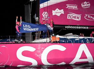 Team SCA win leg 8 Volvo Ocean Race photo copyright Rick Tomlinson / Team SCA taken at  and featuring the  class