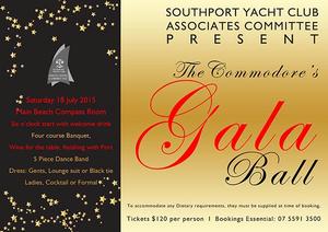 Southport Yacht Club Commodore's Gala Ball photo copyright Bronwen Hemmings taken at  and featuring the  class