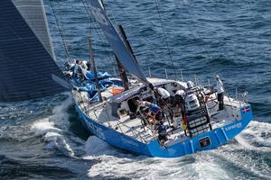 June 14,2015. The start of Leg 9 from Lorient to Gothenburg via the Hague; Team Vestas Wind photo copyright  Ainhoa Sanchez/Volvo Ocean Race taken at  and featuring the  class