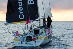 Corentin Horeau (Bretagne Credit Mutuel Performance) - 2015 Solitaire du Figaro – Eric Bompard Cachemire photo copyright Alexis Courcoux taken at  and featuring the  class