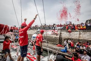 Lorient arrival - Volvo Ocean Race 2015 photo copyright  María Muiña / MAPFRE taken at  and featuring the  class