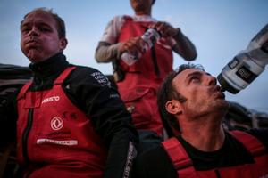 Onboard Dongfeng Race Team - Leg 8 to Lorient – Volvo Ocean Race 2015 photo copyright Yann Riou / Dongfeng Race Team taken at  and featuring the  class
