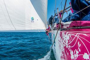 Onboard Team SCA - Volvo Ocean Race 2015 photo copyright Anna-Lena Elled / Team SCA / Volvo Ocean Race taken at  and featuring the  class