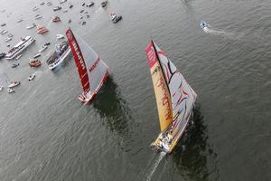 In-Port Race in Gothenburg - 2015 Volvo Ocean Race photo copyright  Ainhoa Sanchez/Volvo Ocean Race taken at  and featuring the  class