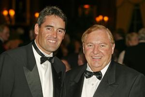 1995, 2000, 2003 America's Cup winner Russell Coutts with 1983 America's Cup winner and 2003 inductee Alan Bond - America’s Cup photo copyright Daniel Forster / go4image.com http://www.go4image.com taken at  and featuring the  class