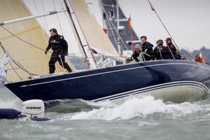 Harry Heijst's Royal Huisman-built S&S 41, Winsome competing in the RORC Easter Challenge earlier this year - 2015 Rolex Fastnet Race photo copyright Paul Wyeth / www.pwpictures.com http://www.pwpictures.com taken at  and featuring the  class